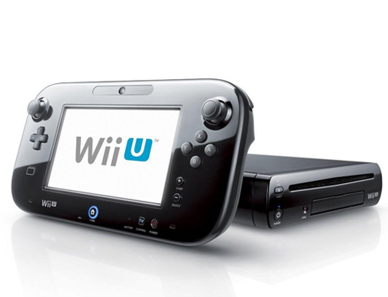 Nintendo Wii U 32GB Black System-Midwest Gaming